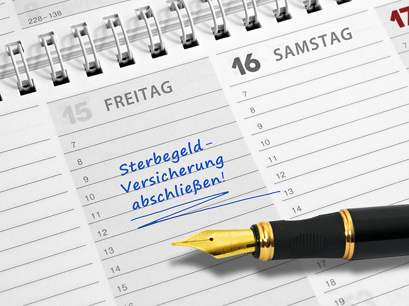 Kalendereintrag zur Vorsorge erinnert an die rechtzeitige Planung finanzieller und persönlicher Entscheidungen für die Zukunft.