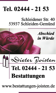 Dieter Joisten Bestattungen - Kontaktdaten