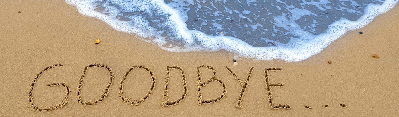 Seebestattung in Jülich Foto Abschiedsgruß